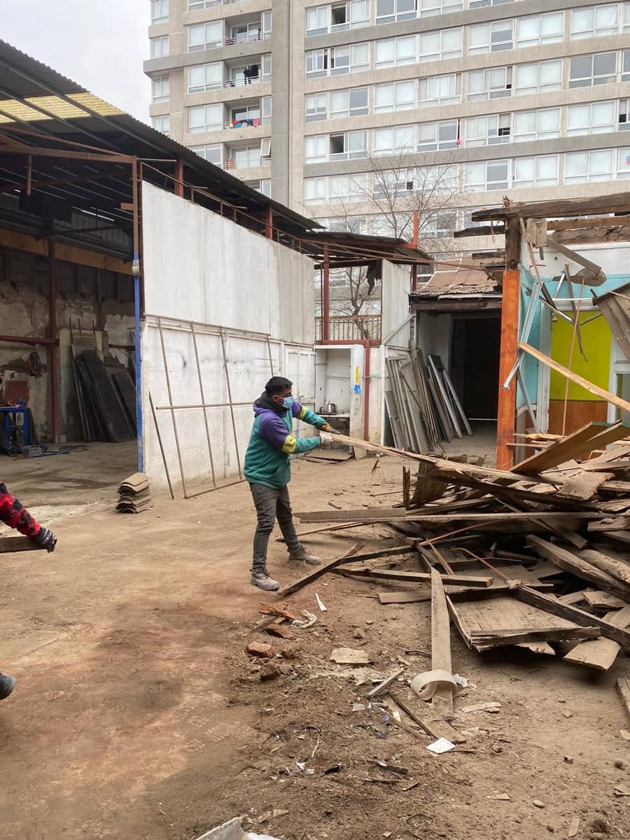 Trabajo realizado por Demoliciones JG