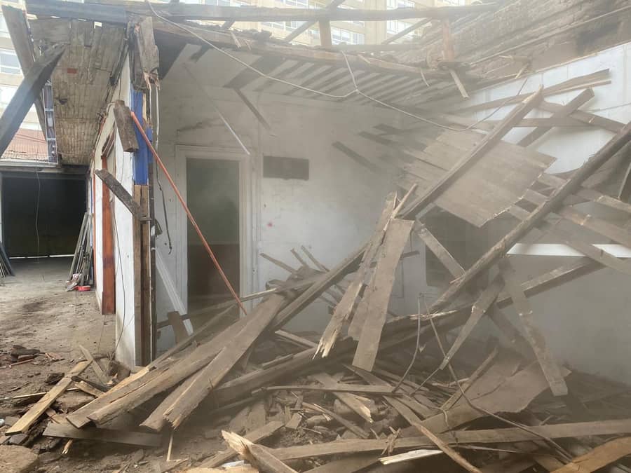 Trabajo realizado por Demoliciones JG