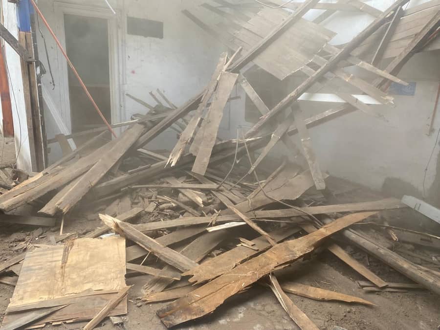 Trabajo realizado por Demoliciones JG