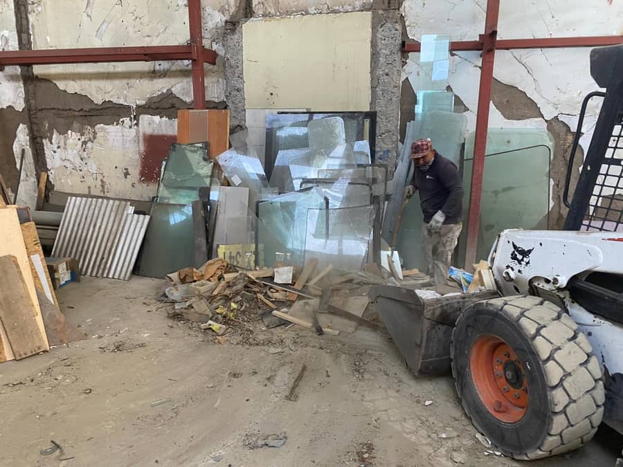 Trabajo realizado por Demoliciones JG