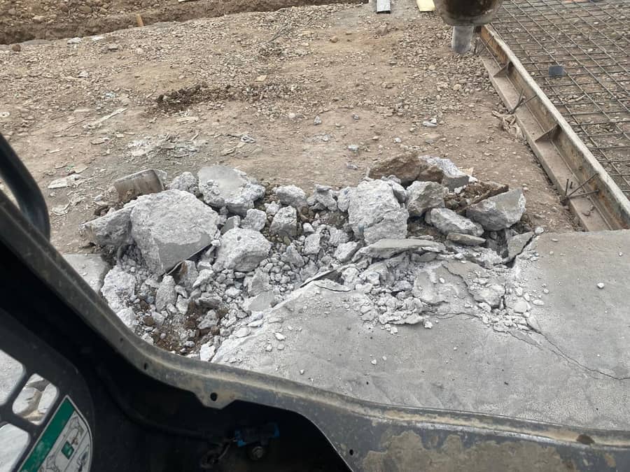 Trabajo realizado por Demoliciones JG