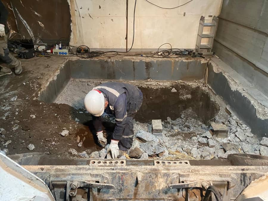 Trabajo realizado por Demoliciones JG