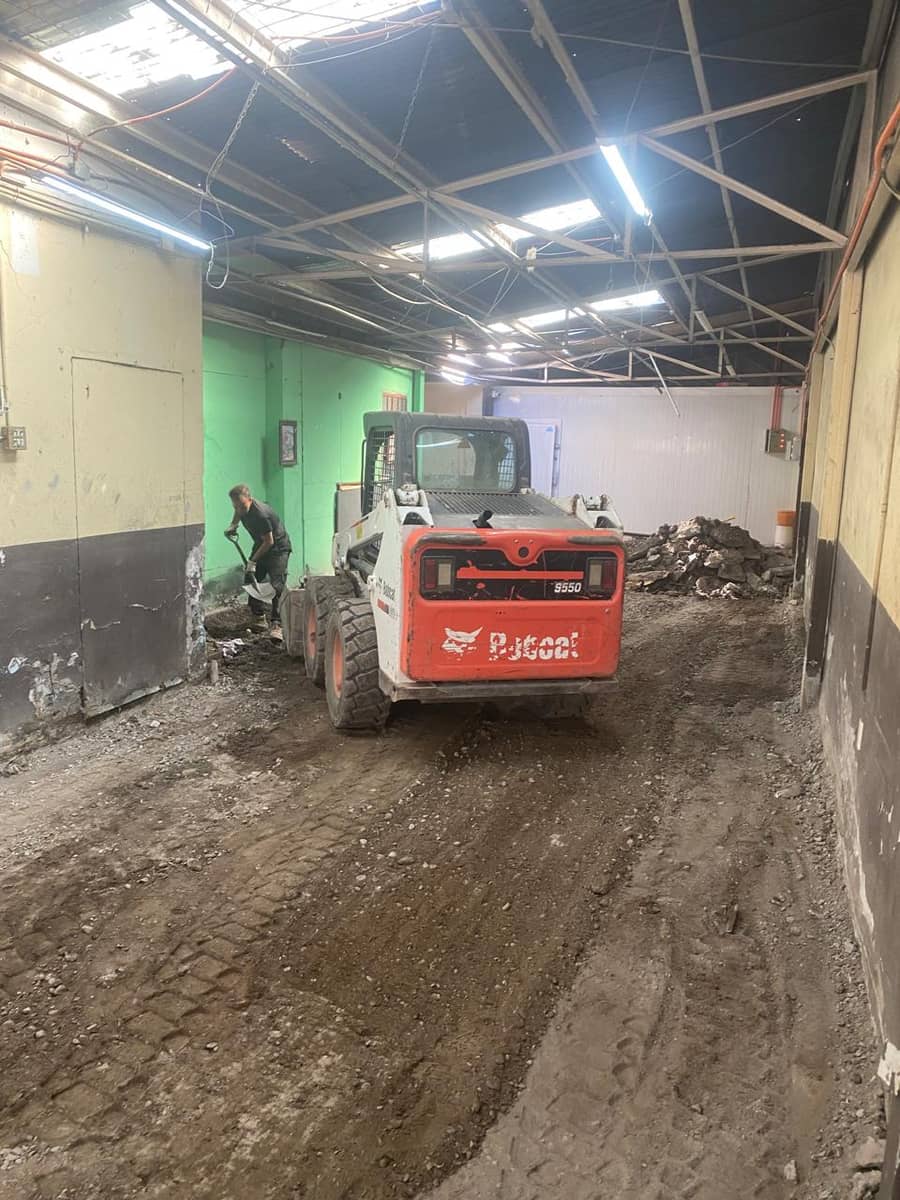 Trabajo realizado por Demoliciones JG