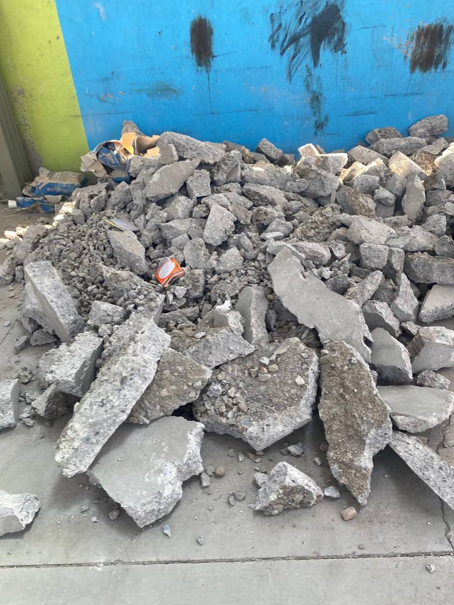 Trabajo realizado por Demoliciones JG