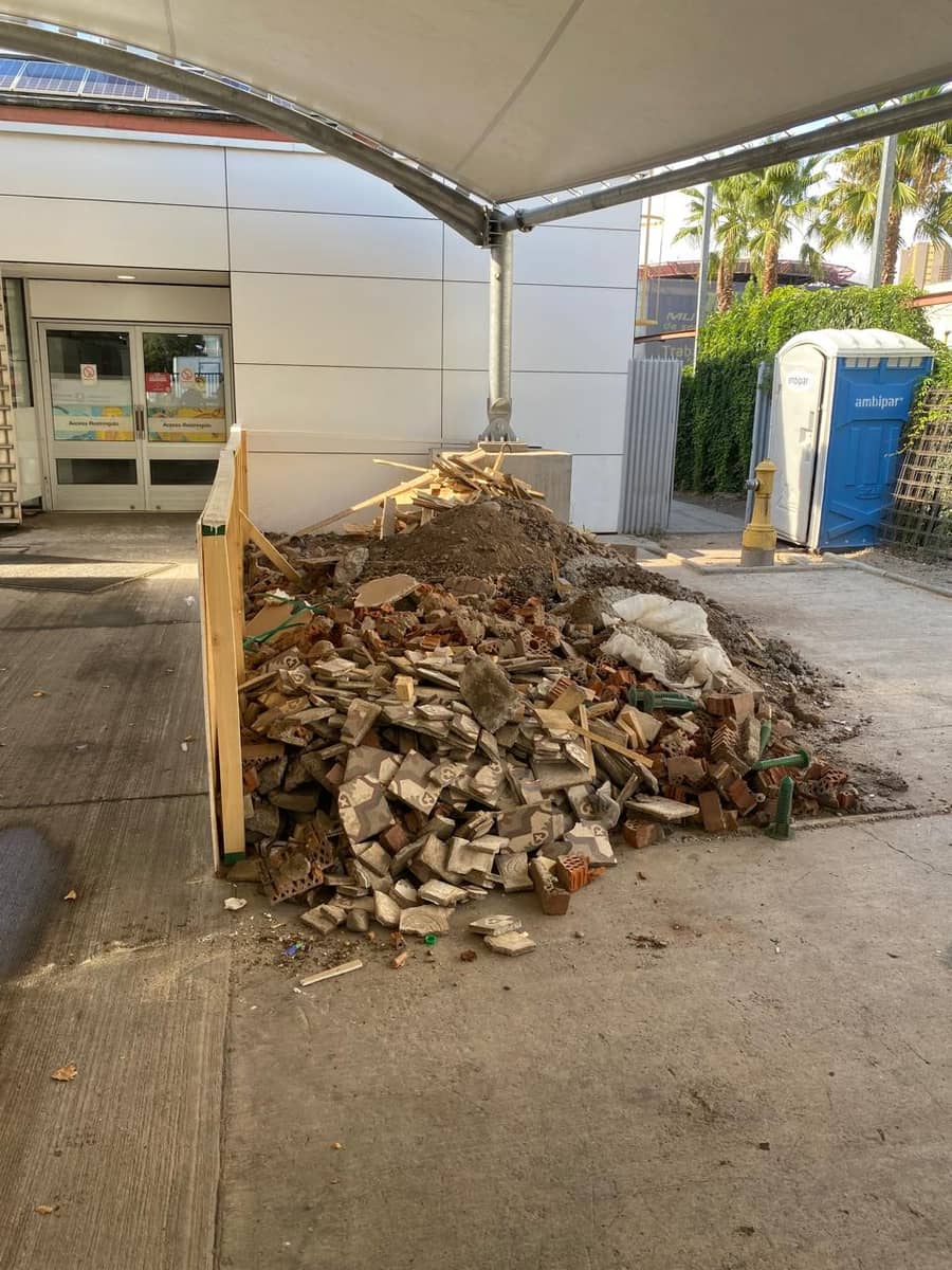 Trabajo realizado por Demoliciones JG