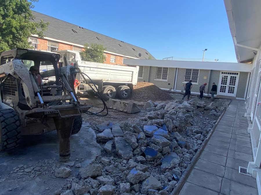 Trabajo realizado por Demoliciones JG